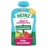 Heinz By Nature Apple & Strawberry 6+ Months (100 g)