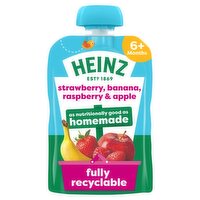 Heinz Strawberry. Banana. Raspberry & Apple 6+ Months (100 g)