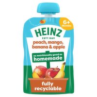 Heinz By Nature Peach. Mango. Banana & Apple 6+ Months (100 g)