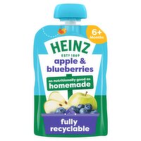 Heinz By Nature Apple & Blueberries 6+ Months (100 g)