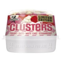 Nomadic Yogurt, Oats, White Choc, Strawberry Clusters (169 g)