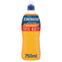 Energise Sport Orange Bottle (750 ml)