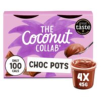 The Coconut Collaborative Chocolate Pots 4 Pack (45 g)