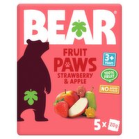 Bear Paws Strawberry & Apple 5 Pack (20 g)