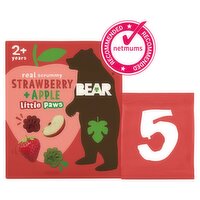 Bear Paws Strawberry & Apple 5 Pack (20 g)