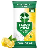 Dettol Citrus Floor Wipes (25 Piece)