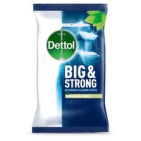 Dettol Big & Strong Antibacterial Bathroom Wipes 25 Pack (25 Piece)