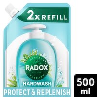 Radox Protect & Replenish Liquid Hand Wash Refill Pouch (500 ml)