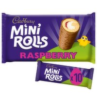 Cadbury Raspberry Mini Rolls 10 Pack (275 g)