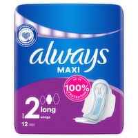 Always Maxi Long Sanitary Towels (12 Piece)