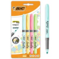 Bic Highlighters Grip Pastel 4 Pack (1 Piece)