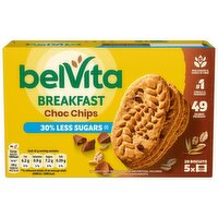 Belvita Breakfast Biscuits Chocolate Chip 5 Pack (225 g)