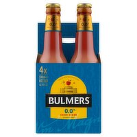 Bulmers 0.0 Bottles 4 Pack (330 ml)