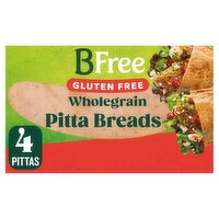 BFree Gluten Free Wholemeal Pitta Breads 4 Pack (220 g)