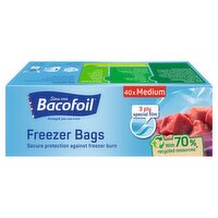 Bacofoil Freezer Bags 3Ltr (40 Piece)