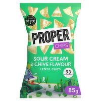 Proper Chips Sour Cream & Chive Lentil Chips (85 g)