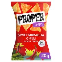 Proper Chips Sweet Sriracha Chilli Lentil Chips (20 g)