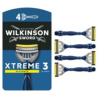 Wilkinson Sword Xtreme 3 Ultimate Disposable Razors (4 Piece)