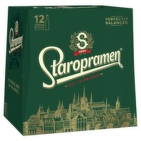 Staropramen Pilsner Bottles 12 Pack (330 ml)