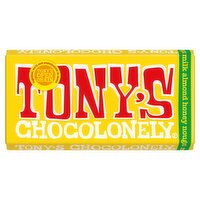 Tony's Chocolonely Milk Chocolate Honey, Almond & Nougat Bar (180 g)