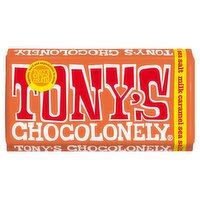 Tony's Chocolonely Milk Chocolate Caramel & Sea Salt Bar (180 g)