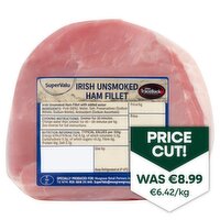 SuperValu Fresh Irish Unsmoked Ham Fillet (1.4 kg)