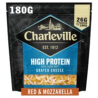 Charleville Protein Red & Mozzarella Grated Cheese (180 g)