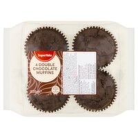 SuperValu Double Chocolate Muffins 4 Pack (235 g)