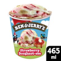 Ben & Jerry''s Strawberry Doughnut-ee Ice Cream Tub (465 ml)