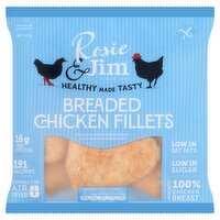 Rosie & Jim Gluten Free Breaded Chicken Fillets (400 g)