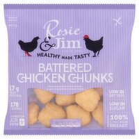 Rosie & Jim Gluten Free Battered Chicken Chunks (400 g)