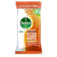 Dettol Power & Pure Kitchen Wipes 30s (30 Piece)