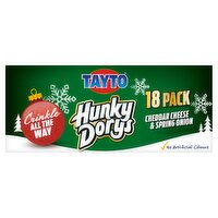 Hunky Dorys Cheddar Cheese & Spring Onion Christmas Box 18 Pack (25 g)