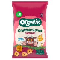 Organix Barbeque Gruffalo Claws 4 Pack 12+ Months (60 g)