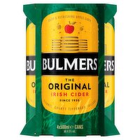 Bulmers Original Cider Can 4 Pack (500 ml)