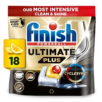 Finsh Ultimate Plus All In One Lemon Dishwasher Tablets (18 Piece)