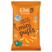 Ella's Kitchen Carrot & Parsnip Mini Puffs 10+ Months 4 Pack (8 g)