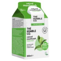 The Humble Company Natural Mouthwash 500ml - Fresh Mint (500 ml)