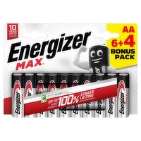 Energizer Max AA 6+4 Free (10 Piece)