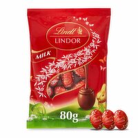 Lindt Lindor Milk Mini Eggs Bag (80 g)