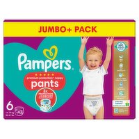 Pampers Premium Protection Nappy Pants Size 6 Nappies (42 Piece)