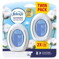 Febreze Cotton Bathroom Air Freshener Twin Pack (1 Piece)