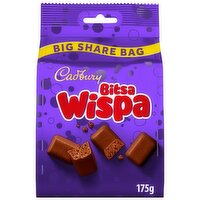 Cadbury Bitsa Wispa Big Share Bag (175 g)