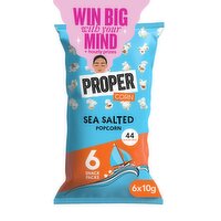 Proper Corn Sea Salted Popcorn 6 Pack (90 g)