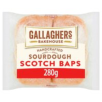 Gallaghers Bakehouse Sourdough Scotch Bap 4 Pack (280 g)
