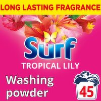 Surf Tropical Lily & Ylang Ylang Washing Powder 45 Washes (2.25 kg)
