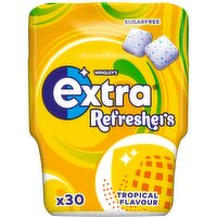 Wrigley's Extra Refreshers Tropical Gum Bottle (67.2 g)