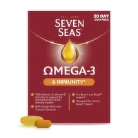 Seven Seas Omega 3 Plus Immunity Capsules (60 Piece)