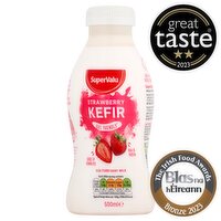 SuperValu Strawberry Kefir (500 ml)