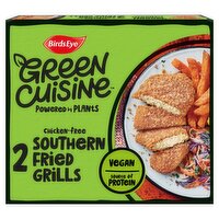 Birds Eye Green Cuisine 2 Chicken-Free Southern Fried Grills (170 g)